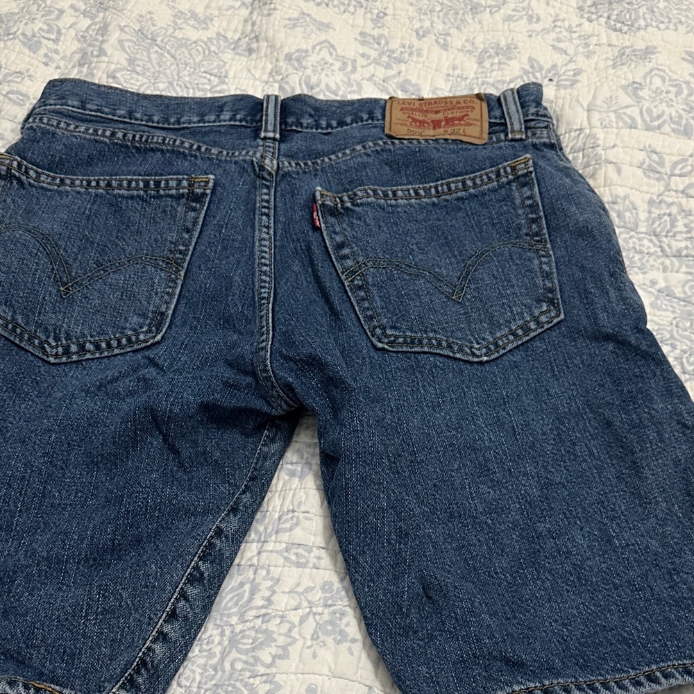 Levi's Men's Dark Blue Jean Shorts